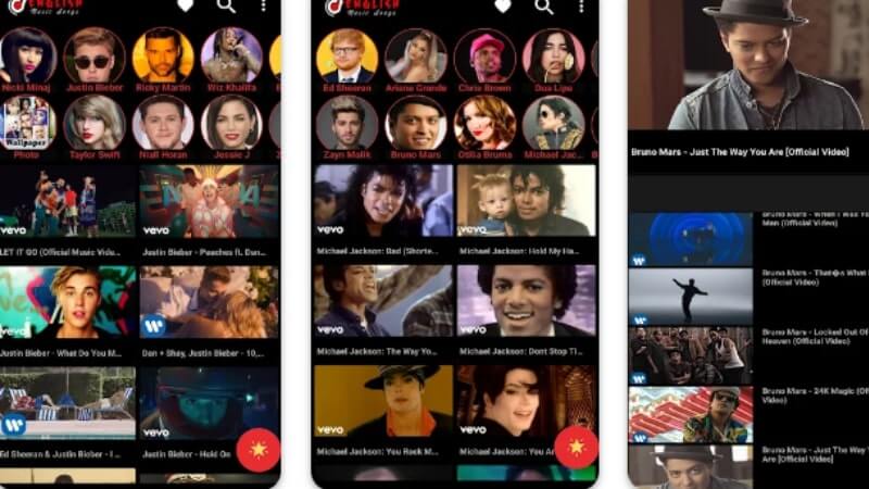 Android apps to download hollywood songs