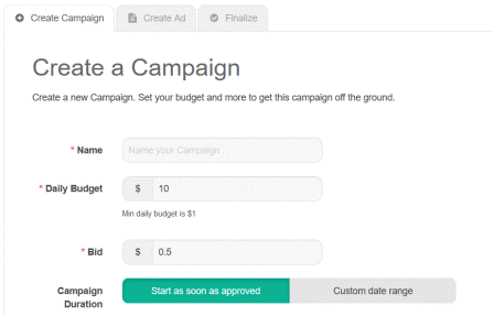 Create Adshop Campaign 