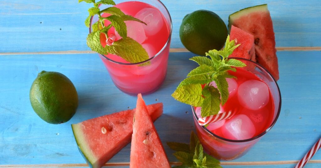 Watermelon Cocktails and Mocktails Drinks
