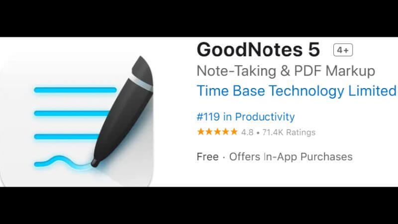 good note taking apps for iPad
