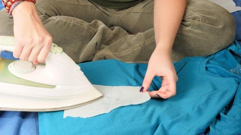 how to take wax out of clothing