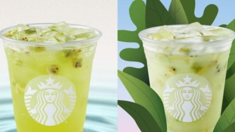 refreshing drinks at Starbucks