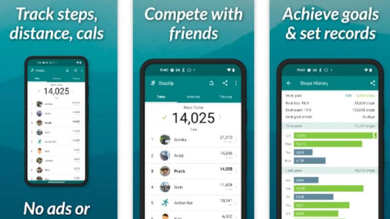 best free pedometer app for Android 
