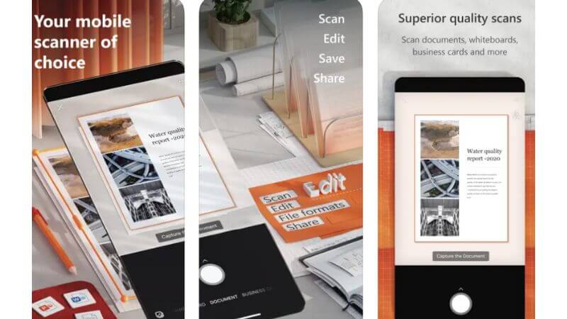 business card scanner app for the iPhone